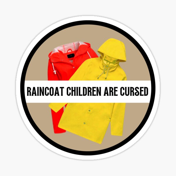 Case of Cursed Clothing - Inspired by Don't Look Now and IT Sticker