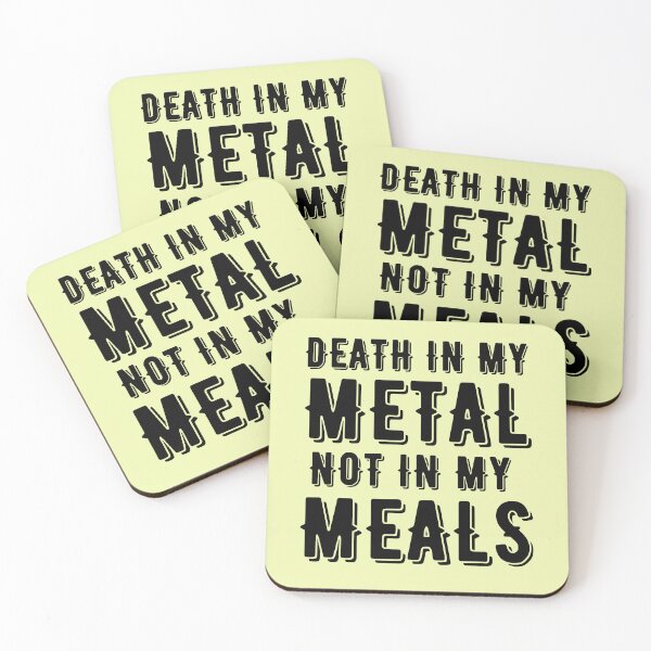 Item preview, Death In My Metal Not In My Meals For Vegan Music Lovers And Vegetarians On World Vegetarian Day designed and sold by Funwithmusic.