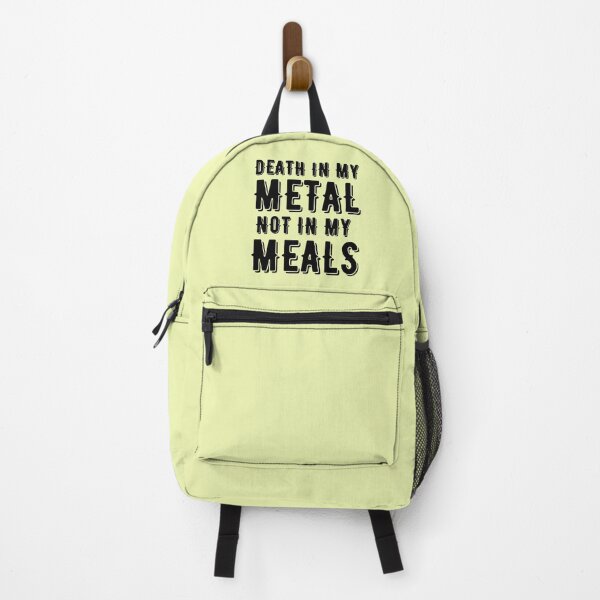 Item preview, Death In My Metal Not In My Meals For Vegan Music Lovers And Vegetarians On World Vegetarian Day designed and sold by Funwithmusic.
