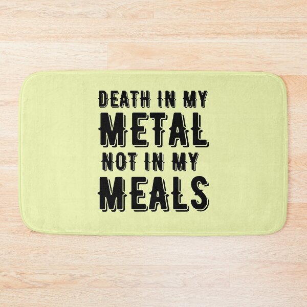 Item preview, Death In My Metal Not In My Meals For Vegan Music Lovers And Vegetarians On World Vegetarian Day designed and sold by Funwithmusic.