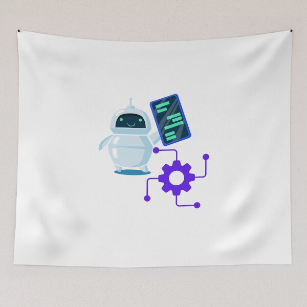 Item preview, Blue mechanics robot designed and sold by Himarooma.