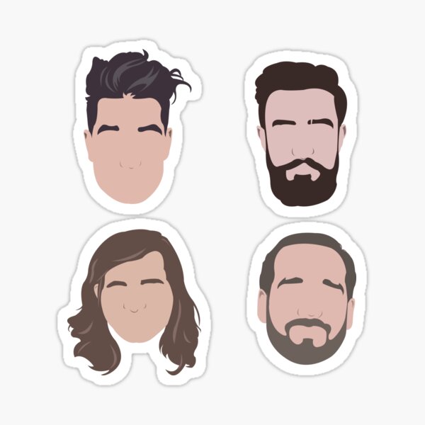 that pompeii band Sticker