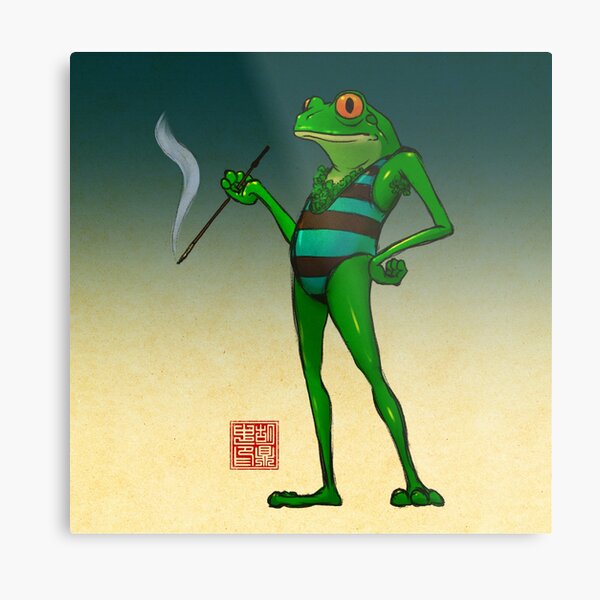 Smoking Frog Wall Art for Sale