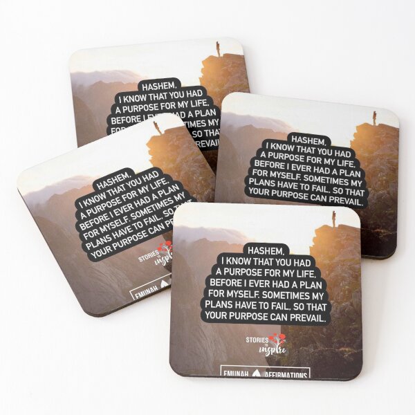 Item preview, Hashem I know that you had a purpose for my life, before I ever had a plan for myself sometimes my plans have to fail, so that your purpose can prevail designed and sold by Stories To Inspire - Motivational Jewish Quotes.
