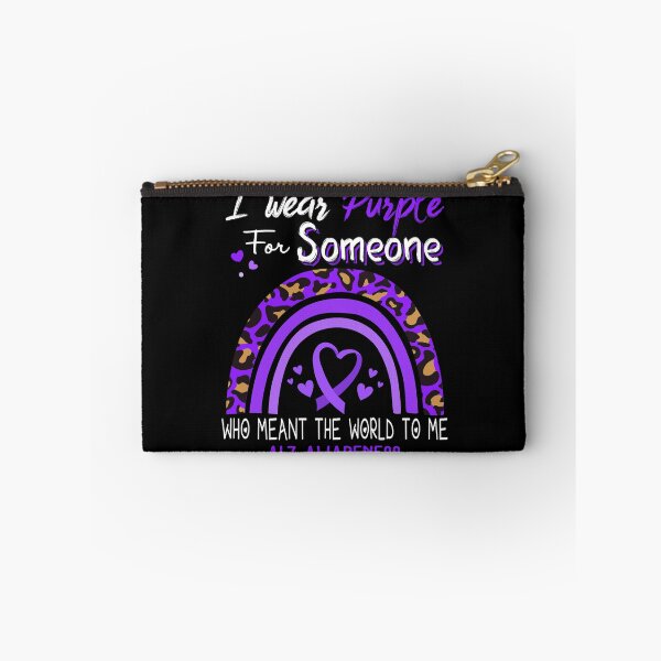 Item preview, ALZ Awareness I Wear Purple for Someone Who Meant The World To Me designed and sold by GennieShop.