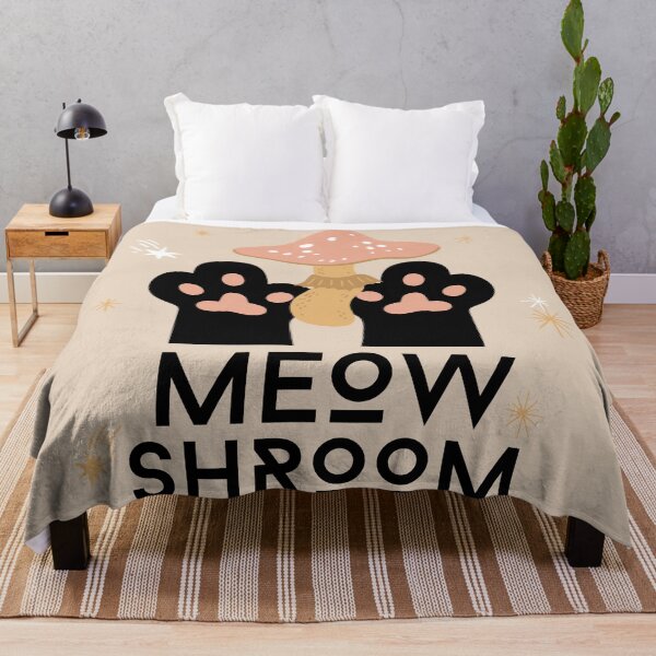 Item preview, Miau, hongo | Gato divertido con forma de hongo designed and sold by DevlynnDesigns.