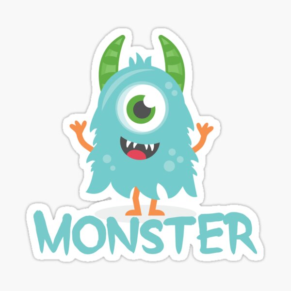 Monster - Aqua Child v1 Sticker