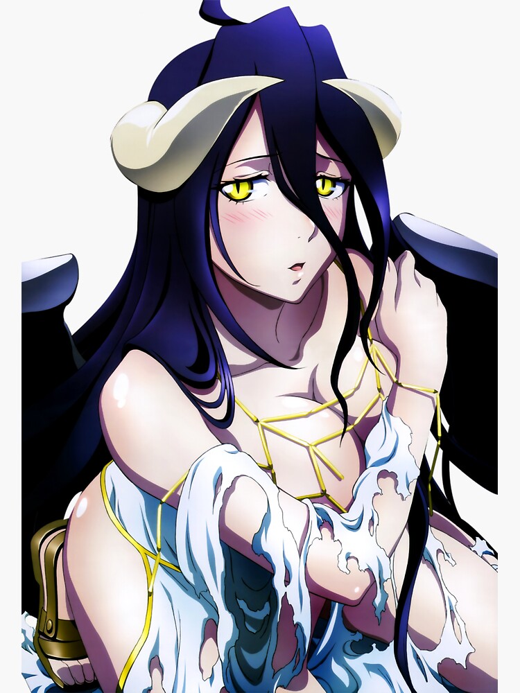 Albedo Lewd Anime Girl Sticker For Sale By Queenakisha Redbubble 