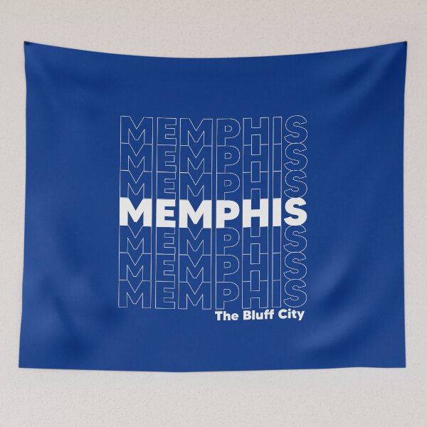 Item preview, Memphis Memphis Memphis Memphis - The bluff city white designed and sold by awsomehog1.