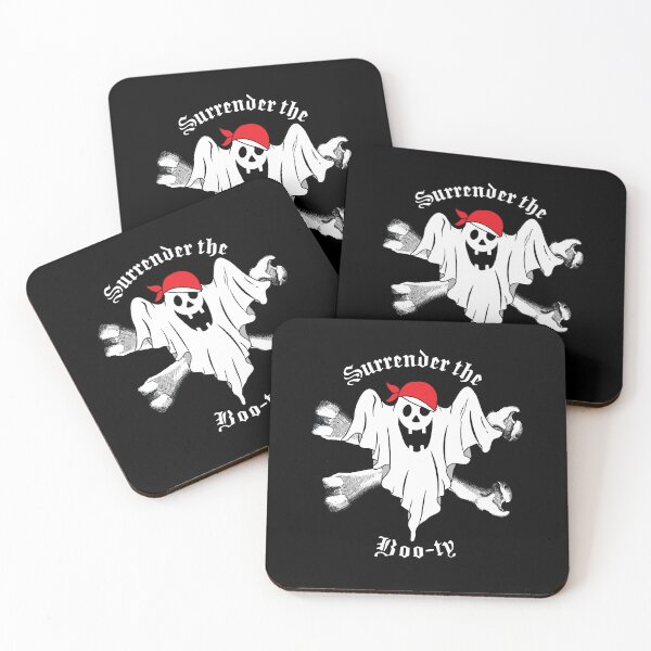 Item preview, Surrender the Boo-ty Halloween Ghost Pirate Funny Humor Pun designed and sold by itsrturn.