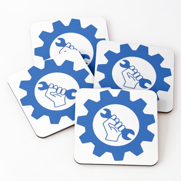 Item preview, Blue mechanics logo designed and sold by Himarooma.