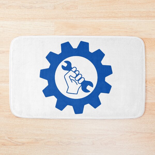 Item preview, Blue mechanics logo designed and sold by Himarooma.
