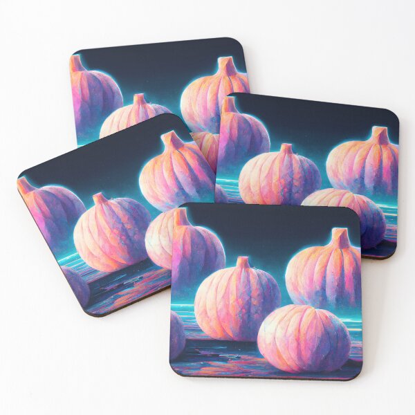 Item preview, Vaporwave Pumpkins designed and sold by Foodcolored.