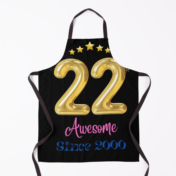 Item preview, Awesome since 2000 happy 22th birthday for boys girls designed and sold by Selvadesigns.