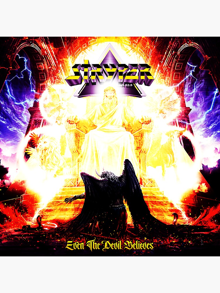 "stryperlogowallpaperchristianrockband90artClassic" Sticker for Sale by RicardoAlfredo1