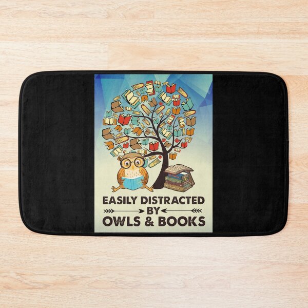 Item preview, Easily Distracted By Owls And Books Book Lovers Back To School designed and sold by laibgomerj.