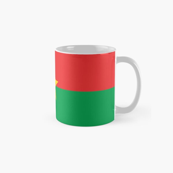 Burkina Faso Flag Gifts, Stickers & Products Classic Mug