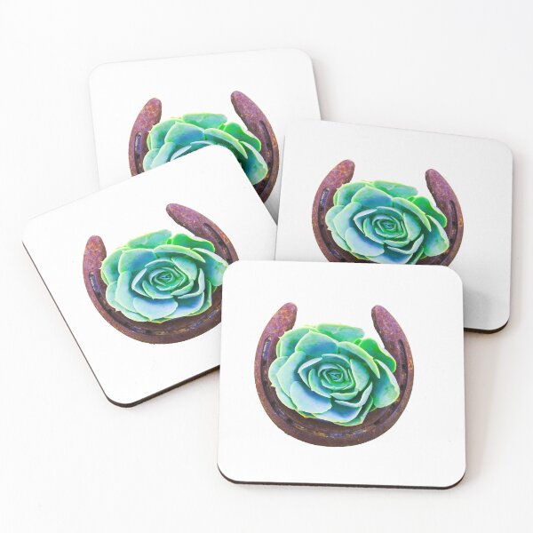 Item preview, Succulent Horseshoe designed and sold by ArtbyAdriane.
