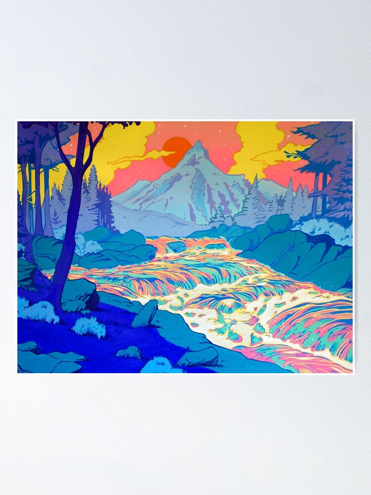 "River" Poster for Sale by Adam Springer Redbubble