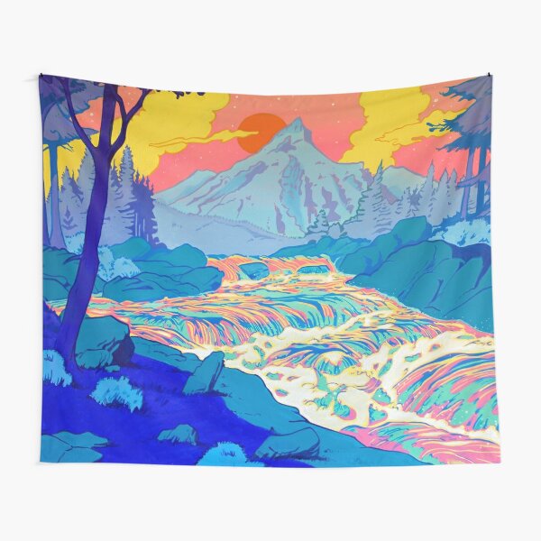 Pink Sunset Tapestries for Sale