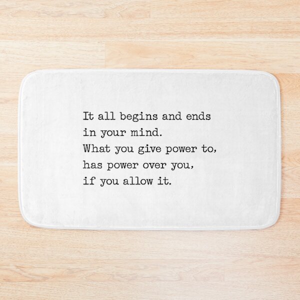 Item preview, It all begins and  ends in your mind designed and sold by lunacarter.