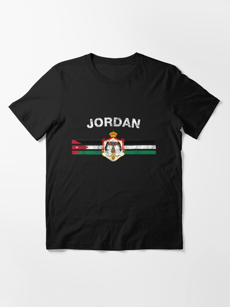 "Jordanian Flag Shirt Jordanian Emblem & Jordan Flag Shirt" Tshirt