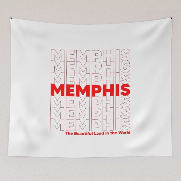 Item preview, Memphis Memphis Memphis Memphis - The beautiful land in the world red designed and sold by awsomehog1.