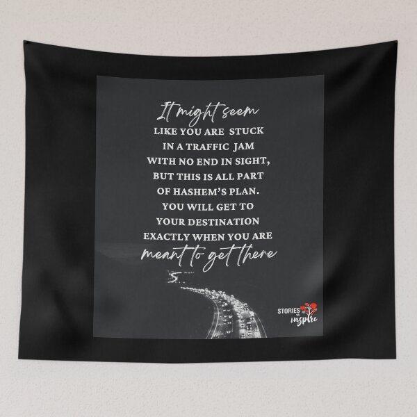 Item preview, Always trust in Hashem's plan designed and sold by Stories To Inspire - Motivational Jewish Quotes.