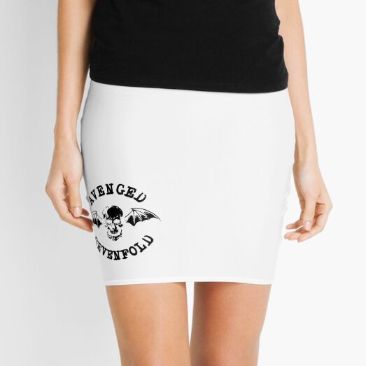 black band logo Mini Skirt