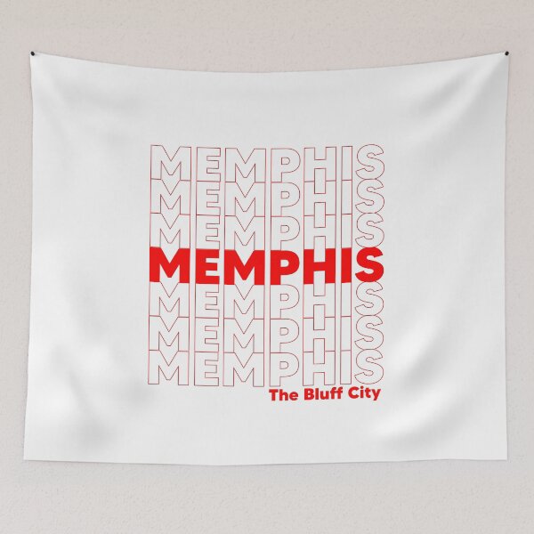 Item preview,  Memphis Memphis Memphis Memphis - The bluff city red designed and sold by awsomehog1.