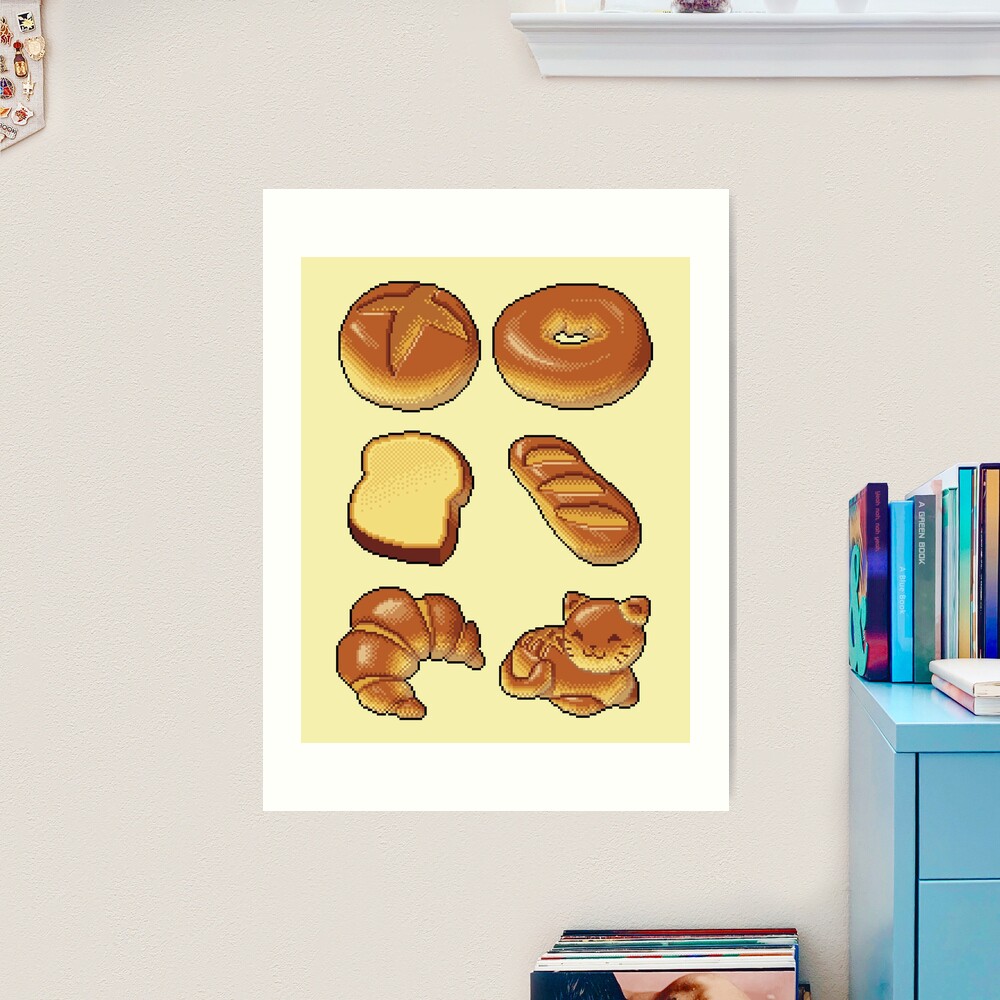 絵画。原画【Bear bought bread】 carp,x_large,square_product,