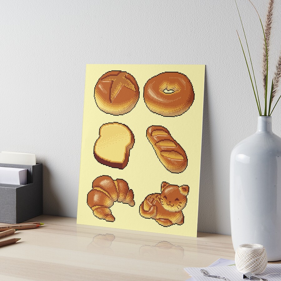 絵画。原画【Bear bought bread】 Toast Stamp Transforms Bread Into Adorable Teddy Bears