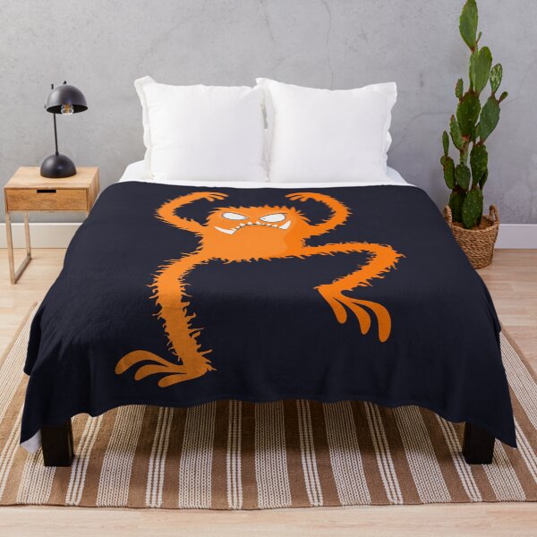 Item preview, Orange monster cute bigfoot monster designed and sold by cutenevil.