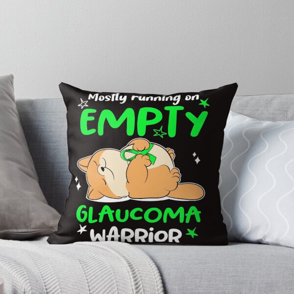 Item preview, Mostly running on Empty Glaucoma Warrior designed and sold by ElizabethS809.