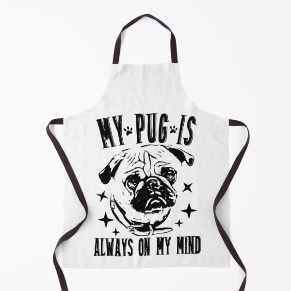 Item preview, My Pug is Always in My Mind White designed and sold by Graphroad.