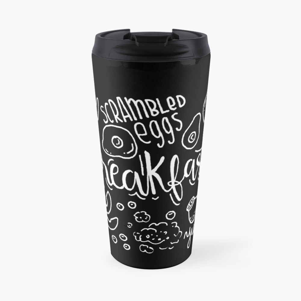 Breakfast - illustrated food pattern Travel Mug