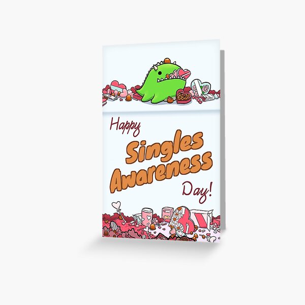 Singles Awareness Day Greeting Card