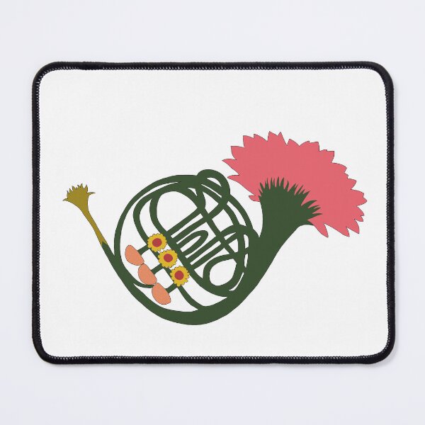 Item preview, French Horn Flowers designed and sold by mistyreneelove.