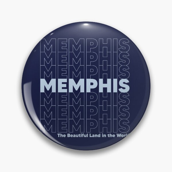 Item preview, Memphis Memphis Memphis Memphis - The beautiful land in the world Beale Blue designed and sold by awsomehog1.