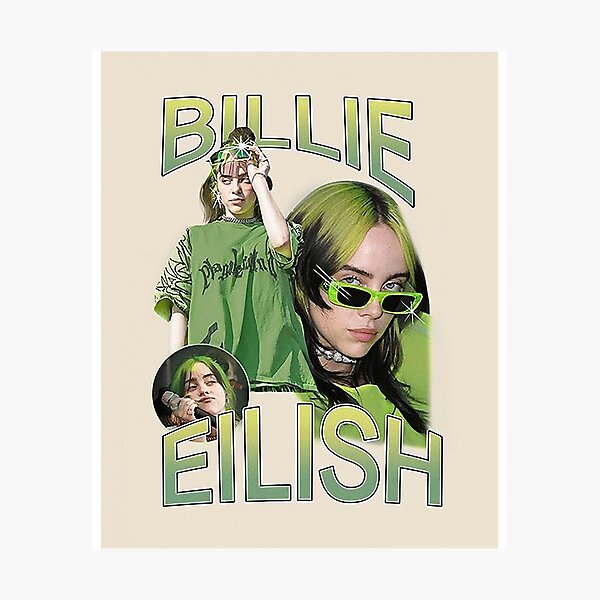 Item preview, Green-Eilish-Poster-Classic designed and sold by RichardL1.
