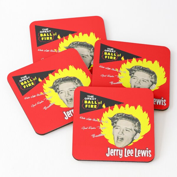 Item preview, Jerry Lee Lewis - The Great Ball of Fire! designed and sold by Atomic Anachronism Art!.