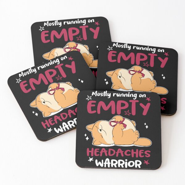Item preview, Mostly running on Empty Headaches Warrior designed and sold by ElizabethS809.