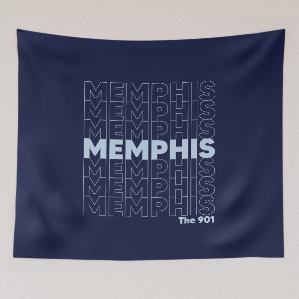 Artikelvorschau, Memphis Memphis Memphis Memphis - 901 Bealeblau entworfen und verkauft von awsomehog1.