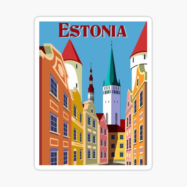 Item preview, Estonia Traveling designed and sold by sivyerrisong.
