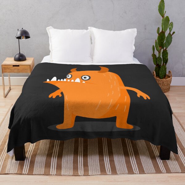 Item preview, Orange monster cute bigfoot monster designed and sold by cutenevil.