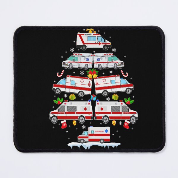 Item preview, Ambulance Christmas Tree AMR Funny EMS EMT Paramedic Sweatshirt designed and sold by AnhornBlaz.
