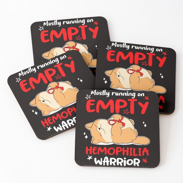 Item preview, Mostly running on Empty Hemophilia Warrior designed and sold by ElizabethS809.