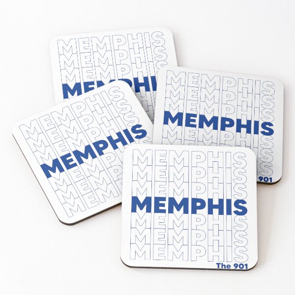 Item preview, Memphis Memphis Memphis Memphis - 901 azul tigre designed and sold by awsomehog1.
