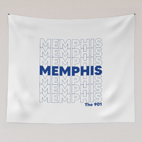 Item preview, Memphis Memphis Memphis Memphis - 901 tiger blue designed and sold by awsomehog1.
