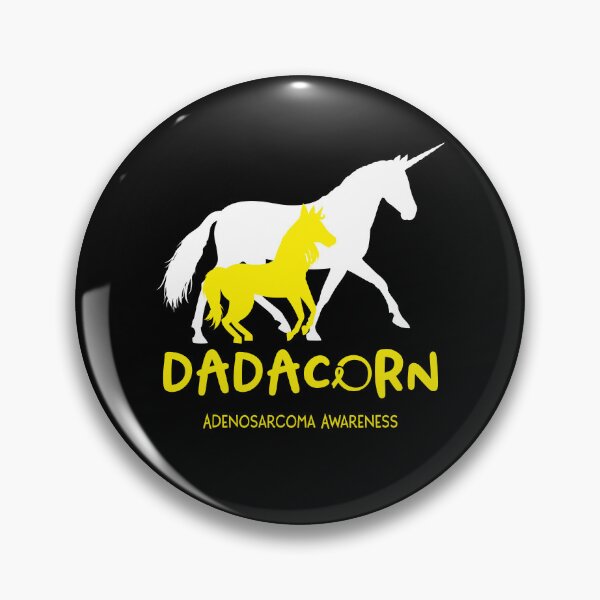 Item preview, Adenosarcoma Awareness Dad Unicorn Dadacorn Support Adenosarcoma Warrior  designed and sold by RunningShop.